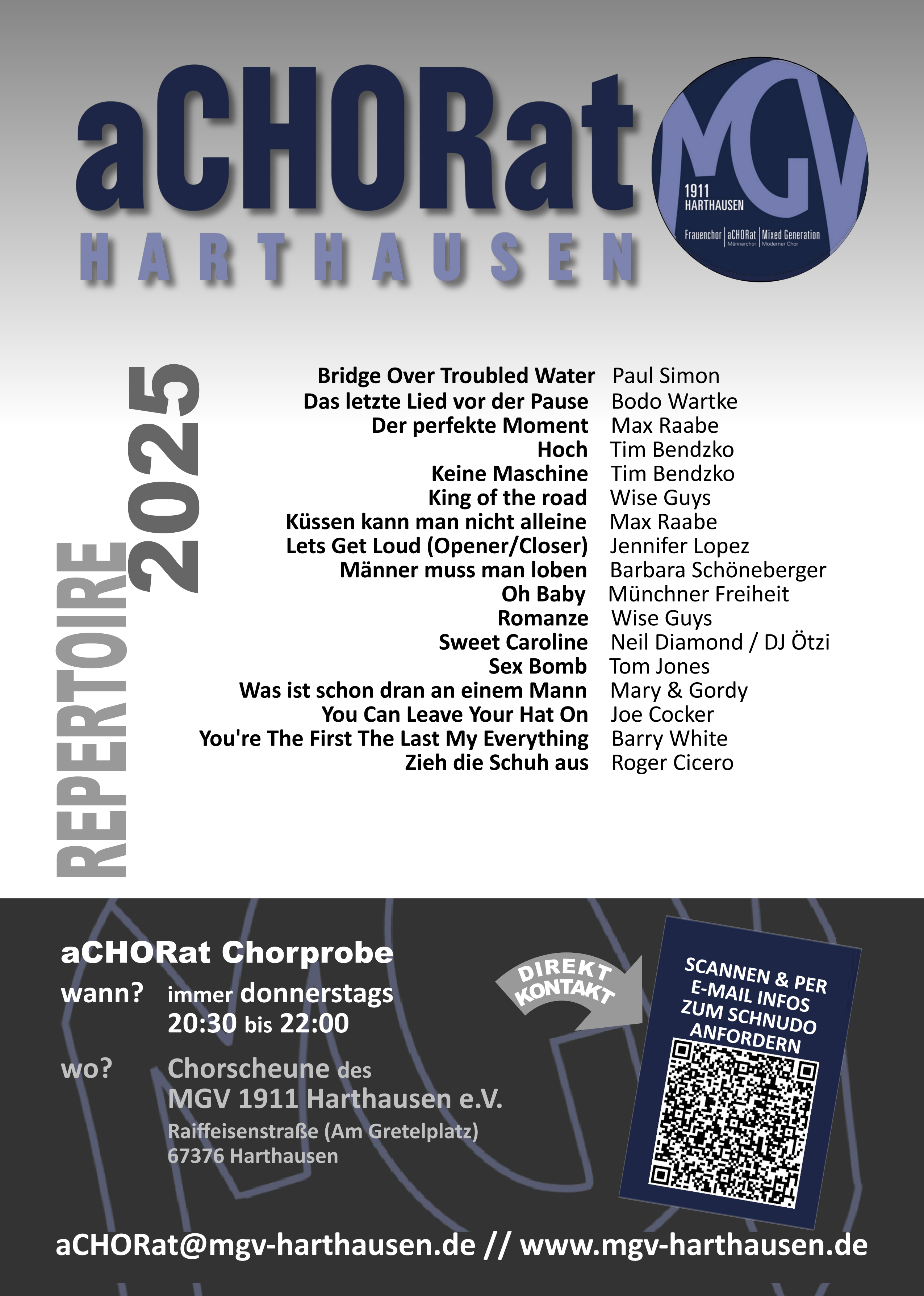 aCHORat-Repertoire 2025